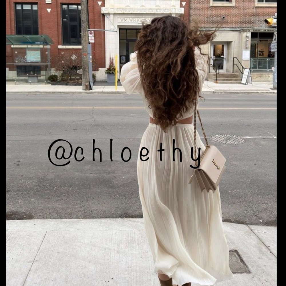 Zara CUT OUT PLEATED DRESS - Picture 4 of 10